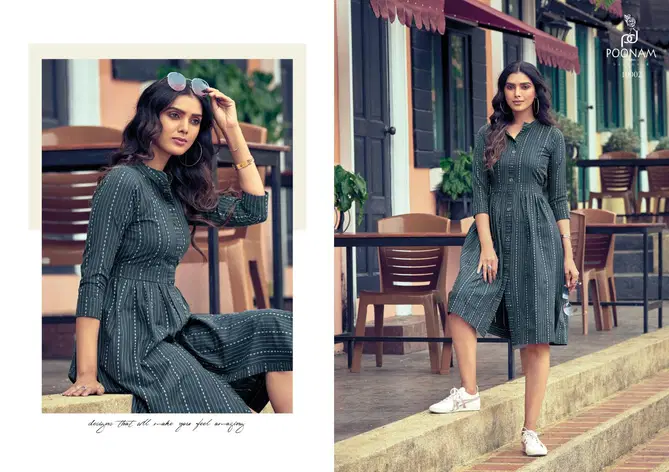 Poonam Stella Short Party Wear Kurtis Catalog
